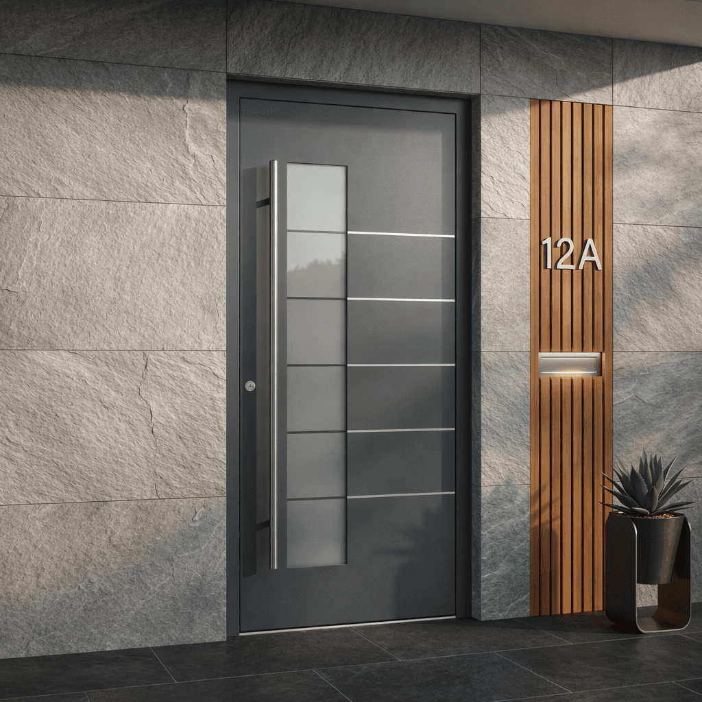 Metron — sodobna vrata z integriranim steklom